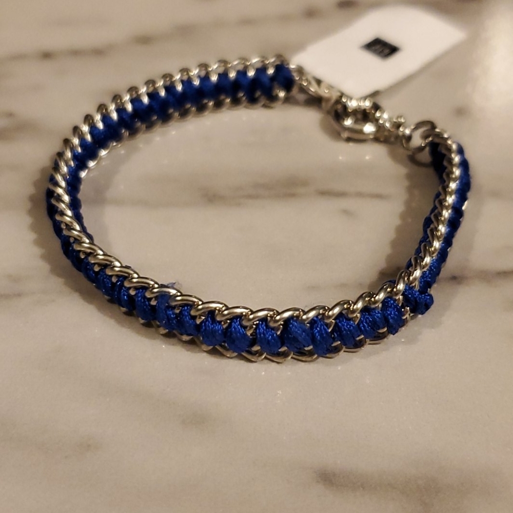 GAP Silver and blue Bracelet